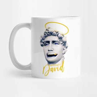 Angel David Statue by Michelangelo Mug